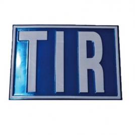 Placuta metalica tir din otel reliefat