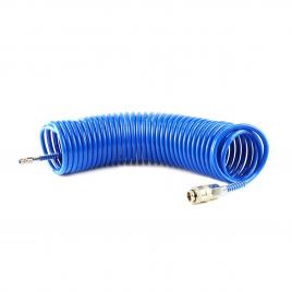 Furtun spiralat pentru aer comprimat din pe, 5 x 8mm, lungime 10m, pt-04