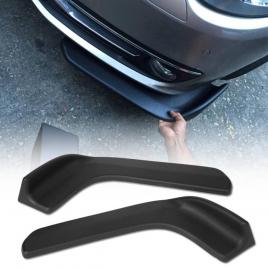 Set 2 buc. aripioare racing, prelungire bara tuning din plastic culoare neagra