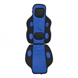 Husa scaun auto model race, culoare albastru/negru