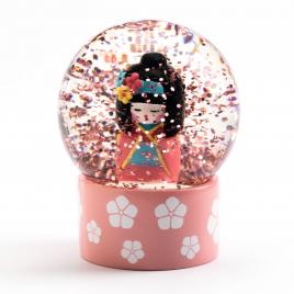 Mini glob djeco kokeshi