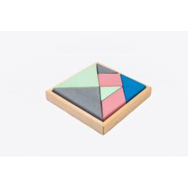 Set handmade marc toys, tangram verde