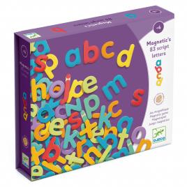 Joc magnetic 83 litere colorate, djeco