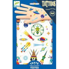 Tatuaje fluorescente spatiu, djeco