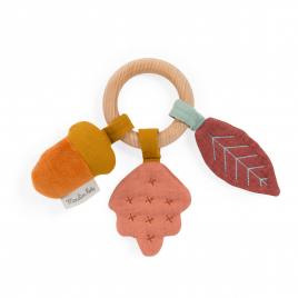 Inel lemn zornaitoare bebe, moulin roty