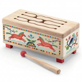 Instrument muzical toba din lemn, djeco