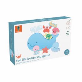 Joc de echilibru din lemn cu fauna marina, orange tree toys