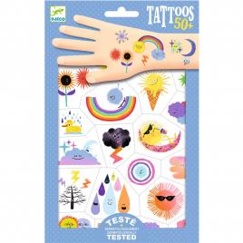 Tatuaje emoji meteo, djeco