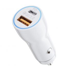 Adaptor universal auto cu 2 usb, led, 38w