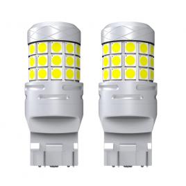 Set 2 becuri auto led 42smd t20, 120w/set, 12/24v, 6000k, lupa