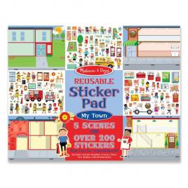 Abtibilduri reutilizabile orasul meu melissa and doug