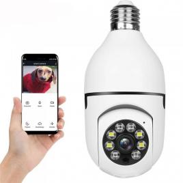 Camera de supraveghere, model jt-8177, tip bec e27 cu senzor de miscare