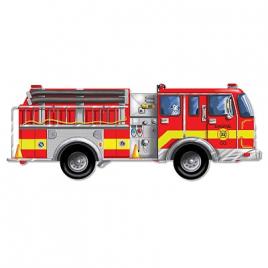 Puzzle de podea gigant masina de pompieri melissa and doug