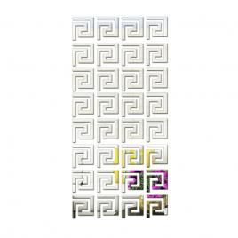 Set oglinzi acrilice decorative greece - motiv traditional grecesc, 120 x 60 cm
