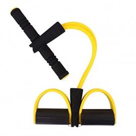 Extensor fitness multifunctional, portabil, 47�26cm, galben/negru