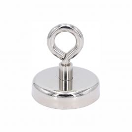 Fishing magnet smartproduct� neodym pentru pescuit sau ridicari obiecte din metal, 60 mm diametru, 120 kg
