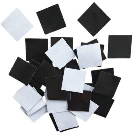Folie magnetica cu adeziv, 2 cm x 2 cm, grosime 0.5mm, 10 buc/set, mystyle�