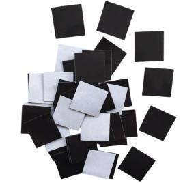 Folie magnetica cu adeziv, 2 cm x 2 cm, grosime 0.5mm, 50 buc/set, mystyle�