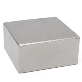 Magnet neodim puternic, 60 kg forta, forma de bloc, 40mm x 40mm x 20mm, recomandat pentru atractie