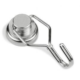 Magnet oala neodim 25mm cu carlig rotativ