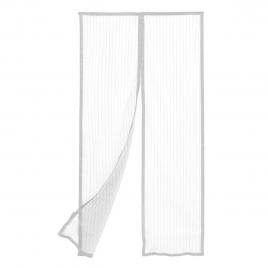 Perdea tip plasa de tantari sau alte insecte pentru usa, 120 x 200 cm, alb