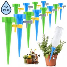 Set 12 tepuse automate pentru udare plante, plastic, multicolor