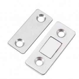 Set de 6 magneti pentru usa dulap, argintiu