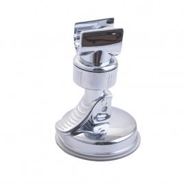 Suport de dus cu ventuza, rotatie 360�, 7 cm, argintiu