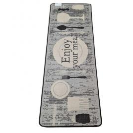 Covor bucatarie, flex 19058-08, dimensiunea 75x200 cm, gri