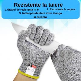 Manusi profesionale de protectie anti-taiere, hppe, gradul 5 de protective, pentru bucatarie, macelarie,