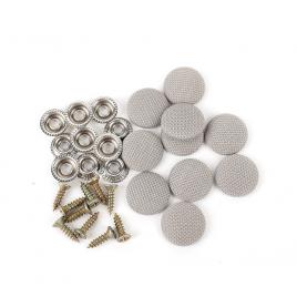 Set 12 clipsuri pentru reparatii tapiterie plafon auto, culoare gri