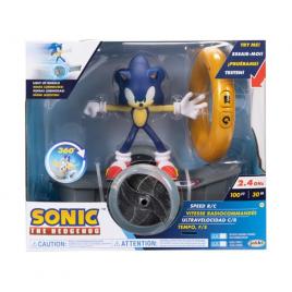 Figurina nintendo sonic cu telecomanda si skateboard super viteza