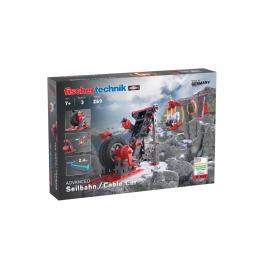 Kit constructie stem transport pe cablu, fischertechnik, 269 piese