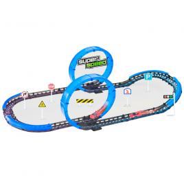 Pista cu bucla si masinuta trace rackers