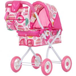 Carucior pentru papusi chipolino emily multicolor