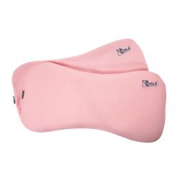 Perna bebelusi anti plagiocefalie 0-36 luni, forma ergonomica cu spuma memory, 2 huse detasabile, certificata in germania, koala perfect head maxi pink