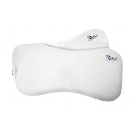 Perna bebelusi anti plagiocefalie 0-36 luni, forma ergonomica cu spuma memory, 2 huse detasabile, certificata in germania, koala perfect head maxi white
