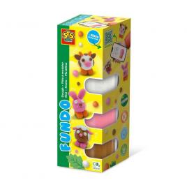 Plastilina culori luminoase - animale ferma