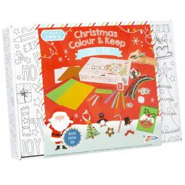 Cutie de colorat si artizanat de Craciun, Tinsel Twin Grafix R01-1502