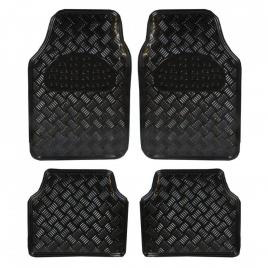 Covorase auto universale, model diamond, culoare crom negru