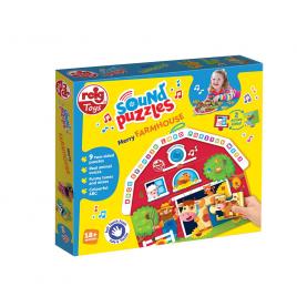 Puzzle cu sunete - animale de la ferma