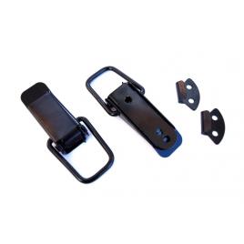 Set clipsuri pentru capota, 89 mm, culoare neagra