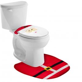 Set covoare de baie pentru Craciun Santa Clause 503014