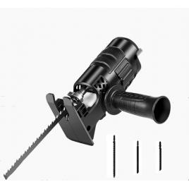 Adaptor fierastrau lance sau pendular, pentru bormasina electrica, multifunctional, portabil, cu 3
