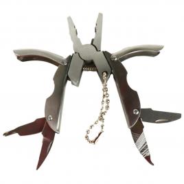 Cleste de buzunar, multifunctional, pliabil, otel inoxiabil, breloc, 5x3x1cm, dalimag