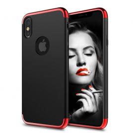 Husa totulperfect telefon apple iphone xs ofera protectie 3in1 delux ultrasubtire red touch