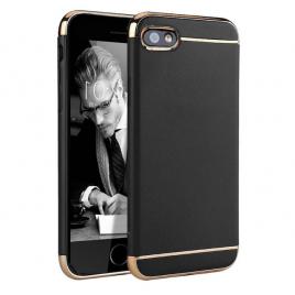 Husa telefon apple iphone 8 plus ofera protectie subtire 3in1 lux black matte full