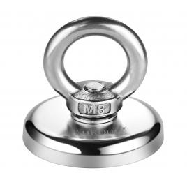 Magnet din neodin, mmgoqqt, metal, 75kg, argintiu