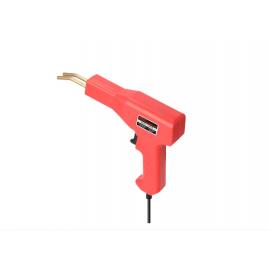 Pistol pentru lipit si sudat plasticul, putere 50w, trusa de protectie cu 4 tipuri de capse, rosu