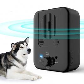 Statie wireless anti-latrat vigomed, ultrasunete, 3 niveluri de frecventa, impermeabil, negru
